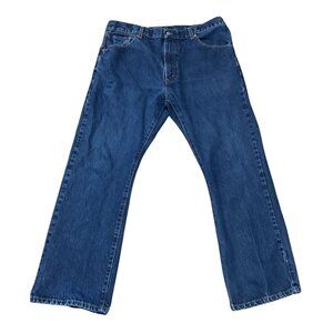 Men's Blue Bootcut Jeans